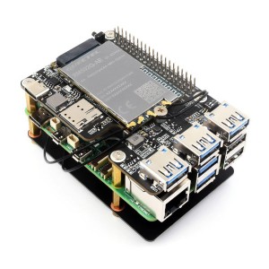 Адаптер PCIe на M.2 4G/5G и USB 3.2 для Raspberry Pi 5 совместимый с SIMCom/Quectel 4G/5G модулями