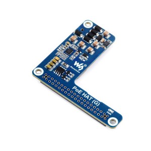 Адаптер PoE HAT (G) для Raspberry Pi 5 / CM 5, 5В 5А підтримка 802.3af/at з неізольованим перетворювачем живлення