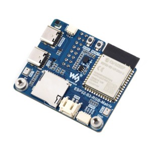 Плата драйвера Waveshare RGB LED панелі на ESP32-S3 з мікрофонами та голосовою підтримкою ШІ