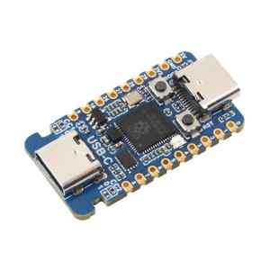 Плата розробки Waveshare RP2350-USB-C на базі Raspberry Pi RP2350A двоядерна з подвійною архітектурою.