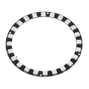 Кольцо из 24 адресных RGB-светодиодов WS2812B 24 бит (24 LED, 5050)