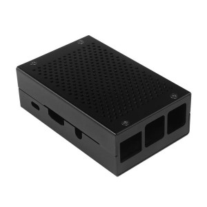 Алюминиевый корпус с вентилятором для Raspberry PI 3 (черный)