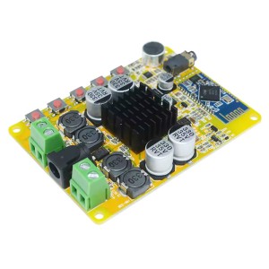 Bluetooth-модуль аудиосистемы с усилителем 2×25 Вт TDA7492P (с кнопочным управлением)