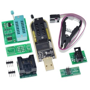 USB программатор EEPROM Flash BIOS 24xx и 25xx на CH341A (с комплектом адаптеров)