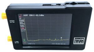 Анализатор спектра 100 кГц-960 МГц с сенсорным экраном 2.8 дюйма