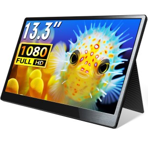 13.3" Портативний дисплей CrowVi VF133T IPS HD 1920x1080