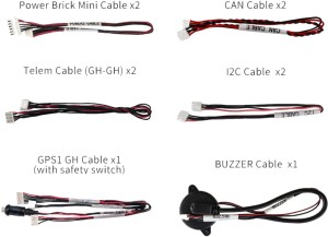 Стандартний набір кабелів The Cube Standard Cable Set 2.1 (HS 8544.42.11) для Cube Pixhawk 2