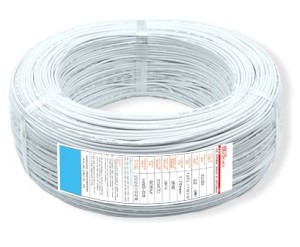 Кабель 12AWG в силиконовой изоляции 50 см (белый)