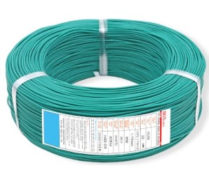 Кабель 24AWG в силіконовій ізоляції 50 см (зелений)