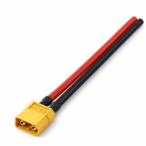 Разъем XT60 с проводами 14AWG, 10 см (папа)