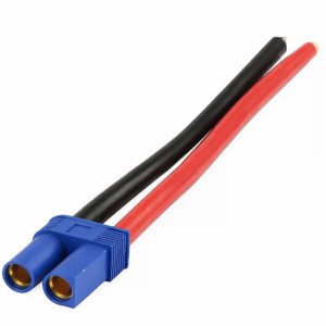 Роз'єм EC5 3 дротами 12AWG, 10 см (мати)