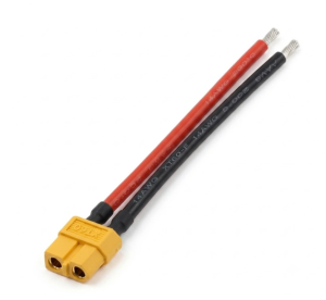 Роз'єм XT60 з дротами 14AWG, 10 см (мама)