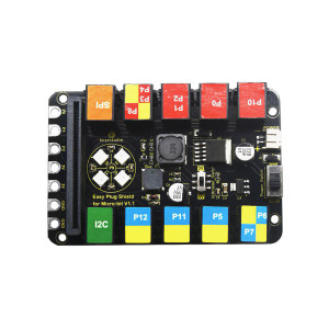 Базовая плата Keyestudio EASY Plug Shield V1.1 для Microbit