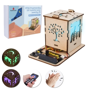 Набір для складання різнокольорової лампи Microbit V2.0 DIY Colorful Lamp Starter Kit від Keyestudio