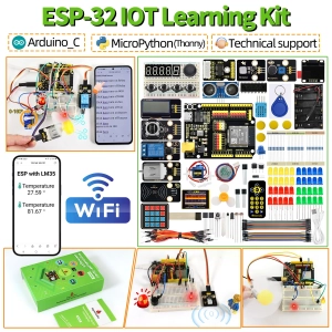 Обучающий набор IOT ESP32 с поддержкой программирования на MicroPython/Arduino C (130+ проектов) от Keyestudio
