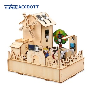 Стартовий комплект ACEBOTT QE002 ESP32 IoT для розумної ферми з Arduino/ACECode (Scratch)