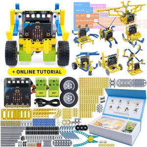 Программируемый робот-конструктор Keyestudio Microbit Variant Master 8-в-1 (LEGO-совместимый)