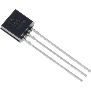 Транзистор біполярний 2N5551 TO-92 NPN