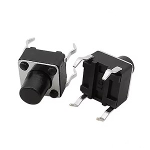 Тактова кнопка DIP 4-pin 6х6x7.5мм шток 4мм
