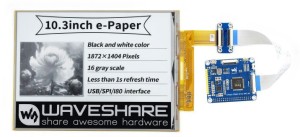 E-Ink 10.3" дисплей 1872×1404 з шилдом для Raspberry Pi