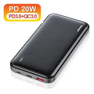 Павербанк 10000 mAh QC3.0 PD ES-D0020 Fast Charge чорний