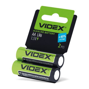 Батарейка AA LR6 1.5В Videx (2шт)