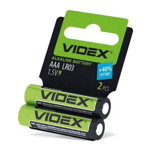Батарейка AAA LR03 1.5В Videx (2шт.)