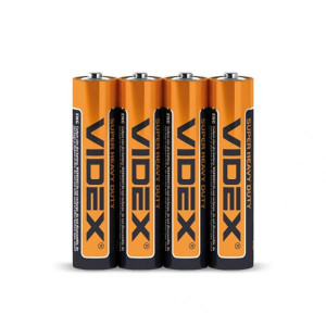 Батарейка AAA R03P 1.5В Videx (4шт)