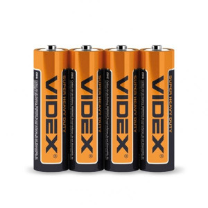 Батарейка AA R06P 1.5В Videx (4шт)