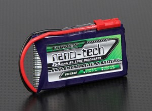 Аккумулятор Turnigy nano-tech 350мАч 1S 65~130C Lipo Pack