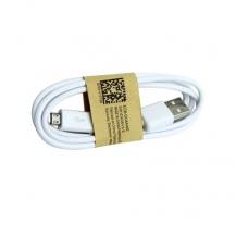 Кабель USB-microUSB 0.8м (білий/чорний)
