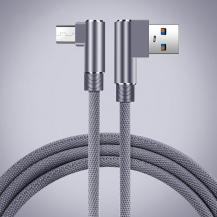 USB-кабель micro-USB 2A 1м кутовий
