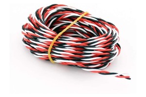 Сервокабель QJ 26 AWG скручений (Futaba), 1м