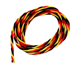 Сервокабель QJ 26 AWG скрученный (JR), 1м