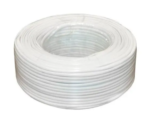 Кабель сигнальний VKcable, 8 жил, без екрану, 8х0.22мм, CCA, білий, 1м