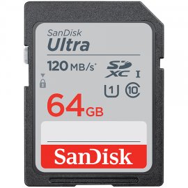 SANDISK Ultra 64GB SDXC Memory Card 100MB/s