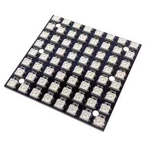 Матрица адресных RGB светодиодов WS2812B 8×8 (64 LED, 5050)