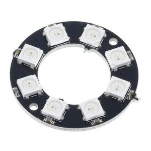 Кільце з 8 адресних RGB-світлодіодів WS2812B 8 біт (8 LED, 5050)