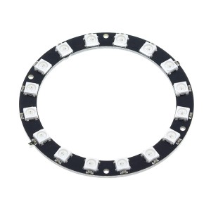 Кільце з 16 адресних RGB-світлодіодів WS2812B 16 біт (16 LED, 5050)