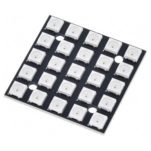 Матриця адресних RGB світлодіодів WS2812B 5×5 (25 LED, 5050)
