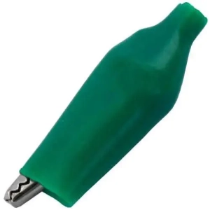 Зажим типа "крокодил" 45мм, зеленый