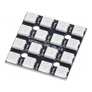 Квадрат 16RGB 5050 WS2812 4x4 (35мм)