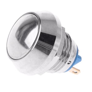 Кнопка GQ12BB-10M/J/N никель