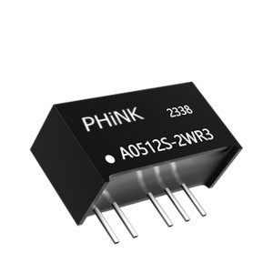 Преобразователь A0512S-2WR3 DC-DC 5В на двухполярное 12В с гальванической развязкой