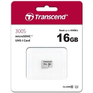 TRANSCEND UHS-I U1 16ГБ microSD з адаптером