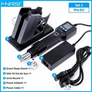 Интеллектуальный термофен FNIRSI SAG-55 мощностью 550 Вт