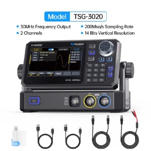Генератор функциональных сигналов FNIRSI® TSG3020, 2 канала, 200 MSa/s