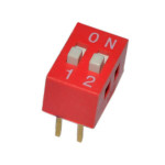 DIP перемикач 2-канальний DS-02 1шт