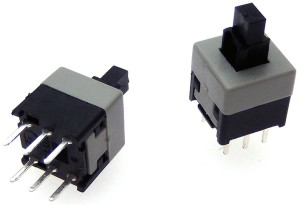 Кнопка 6pin 8.5х8.5 без фиксациии, шток 5мм