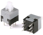Кнопка 6pin 8.5х8.5 с фиксацией, шток 5мм